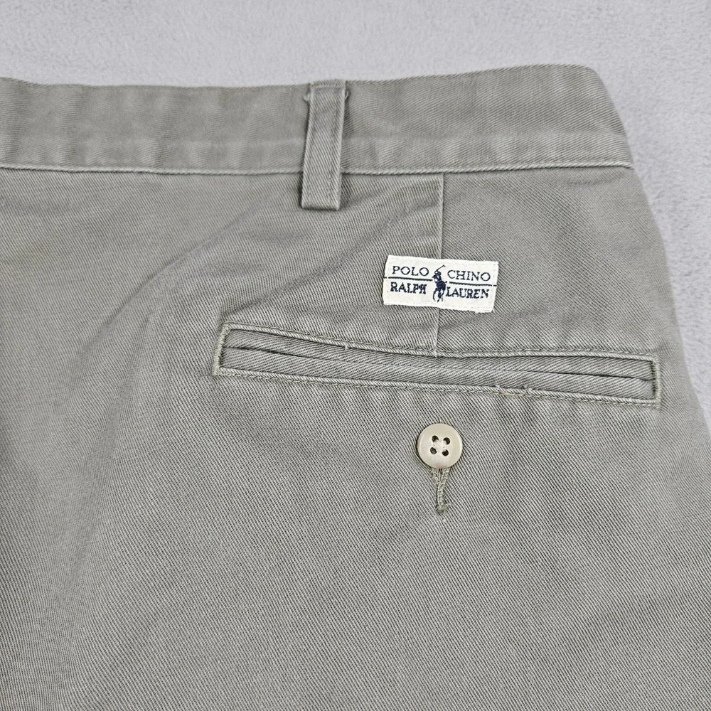 Vintage Polo Ralph Lauren Andrew Chino Pant Mens 38x32 Fits (37x31.5) Pleated
